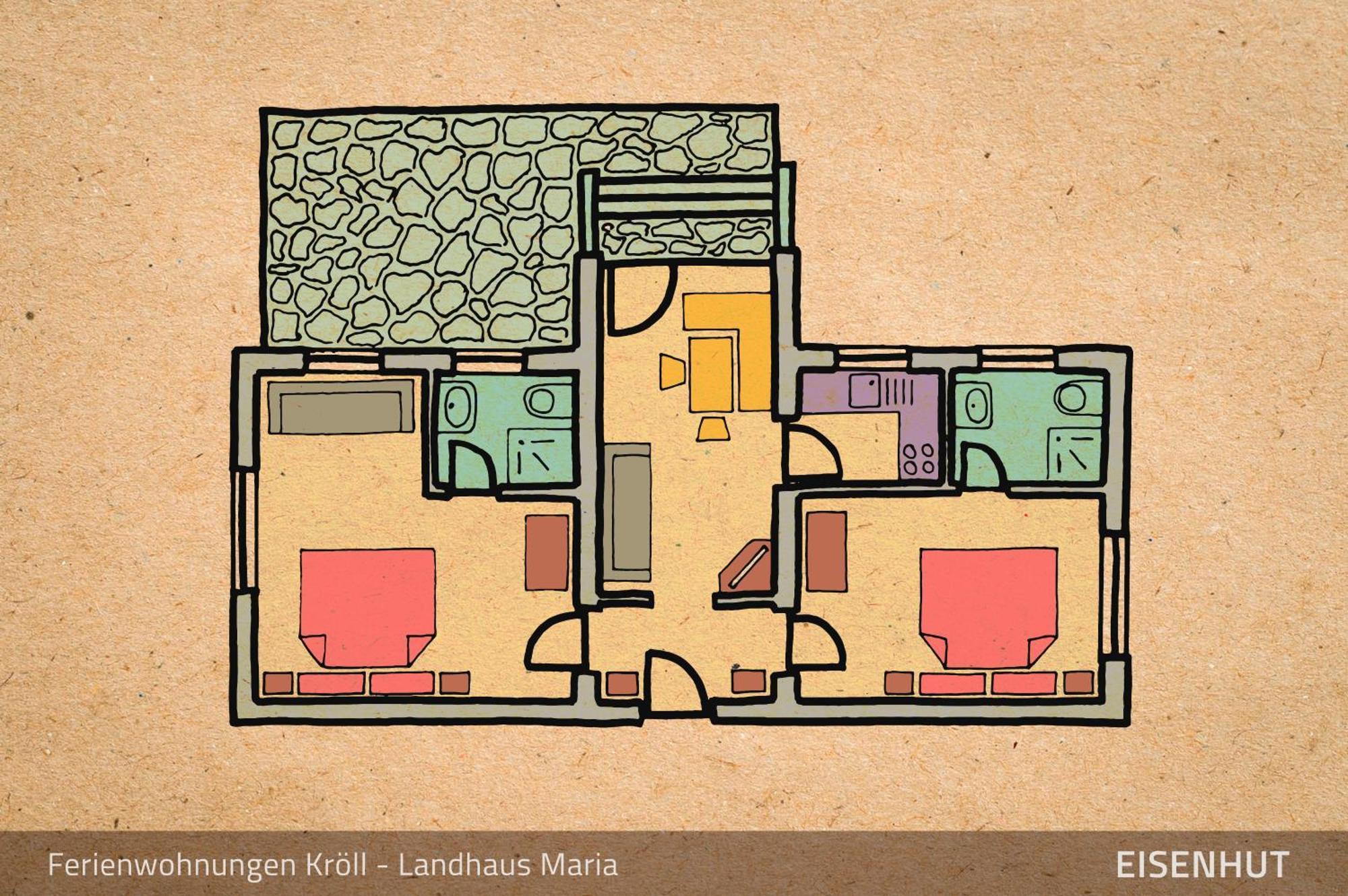 Ferienwohnungen Kröll - Appartements Viktoria und Landhaus Maria Mayrhofen Zimmer foto