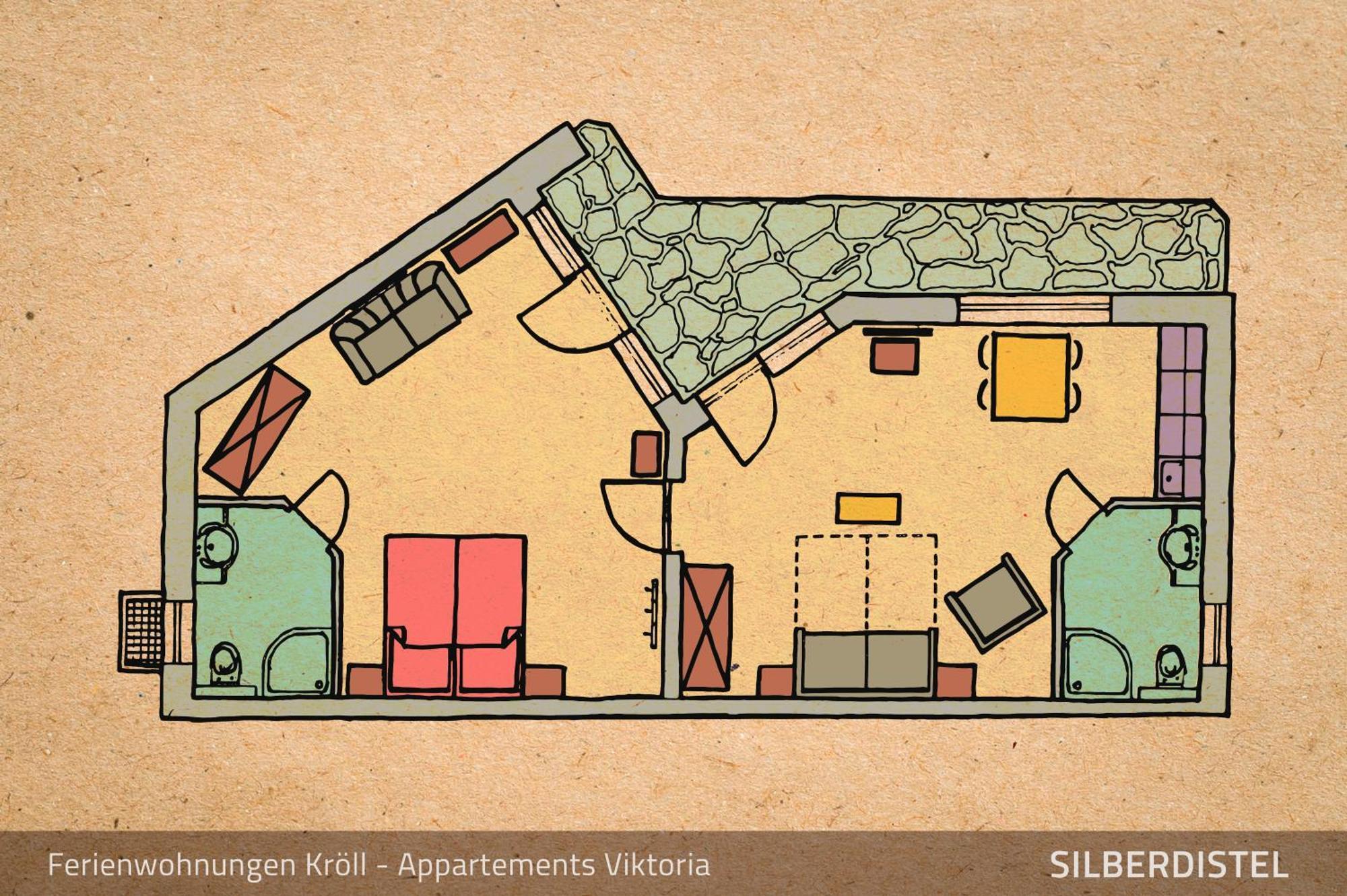 Ferienwohnungen Kröll - Appartements Viktoria und Landhaus Maria Mayrhofen Zimmer foto